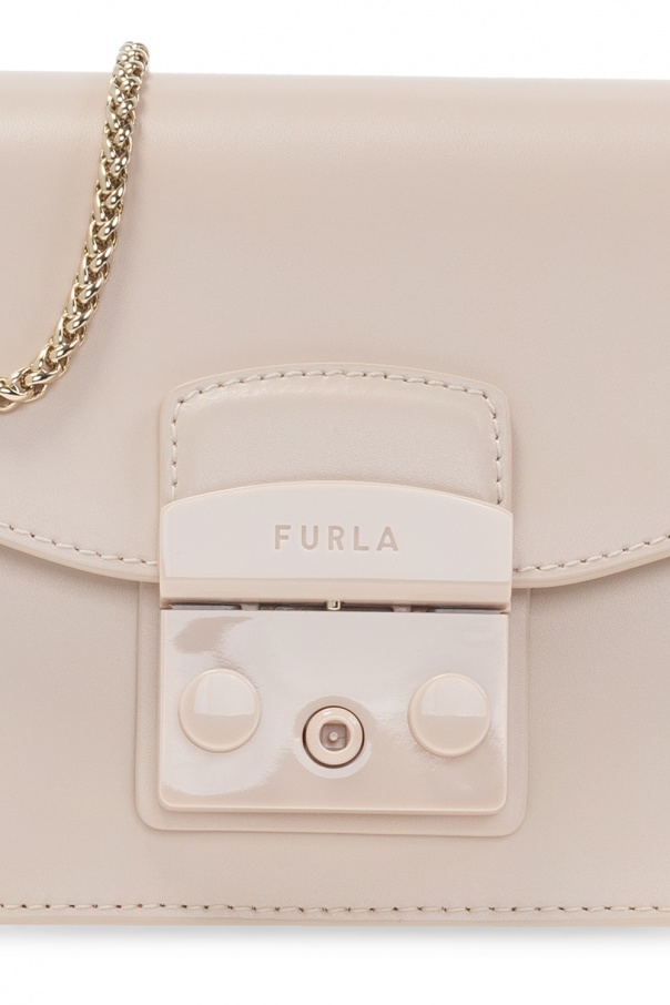 Metropolis' shoulder bag Furla - brown large logo crossbody